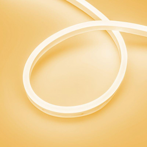Лента светодиодная AURORA-PS-A120-16x8mm 24V Amber 10Вт/м IP65 2835 герметичная (уп.5м) Arlight 036695