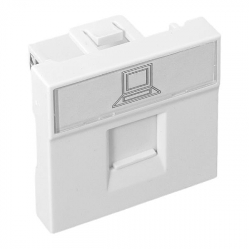 Розетка компьютерная 2мод. RJ45 кат.5E EKF E2MK015E-135-10 фото 7