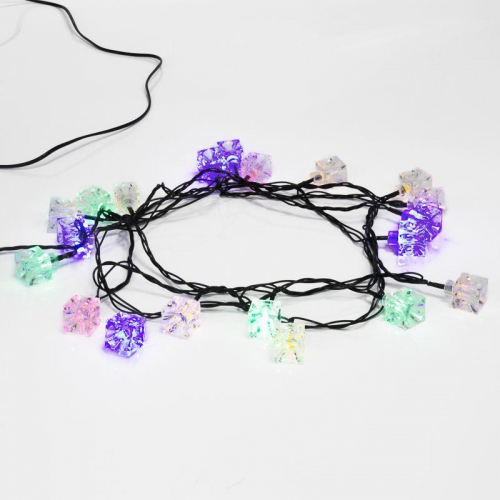 Гирлянда светодиодная "Кубики" 2.8м 20LED мультиколор 2Вт IP20 с контроллером 8 режимов Neon-Night 303-061 фото 5