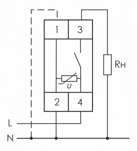 Реле напряжения с контролем тока и мощности CP-721-63A-P 1ф 1НО 63А 90..450В TrueRMS. F&F EA04.009.027 фото 2