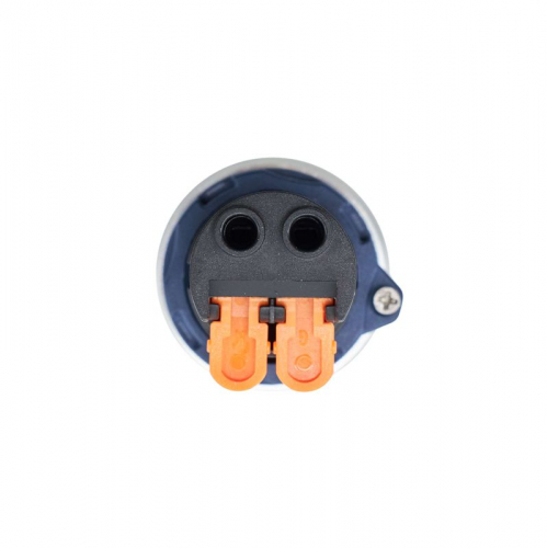 Индикатор сигнальный со встроен. диодом 9-24В зажим Plug-In алюм. син. DKC M22L-F24BAP фото 5