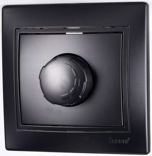 Светорегулятор СП 800Вт Mira со вставкой черн. бархат LEZARD 701-4242-115 фото 2 Светорегулятор СП 800Вт Mira со вставкой черн. бархат LEZARD 701-4242-115 фото 2