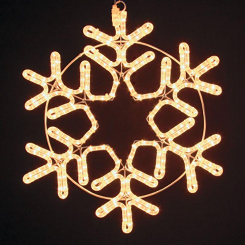 Фигура светодиодная "Снежинка большая" 55х55см 180LED тепл. бел. 22Вт 220-240В IP65 дюралайт Neon-Night 501-324 фото 7 Фигура светодиодная "Снежинка большая" 55х55см 180LED тепл. бел. 22Вт 220-240В IP65 дюралайт Neon-Night 501-324 фото 7