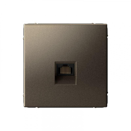 Розетка компьютерная ArtGallery RJ45 кат.6A механизм мокко SE GAL000686 Розетка компьютерная ArtGallery RJ45 кат.6A механизм мокко SE GAL000686