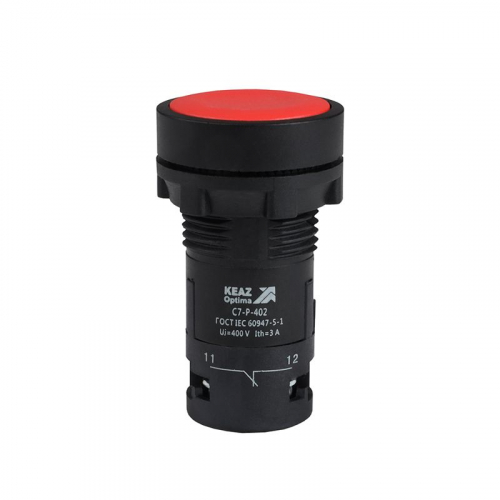 Кнопка OptiSignal Compact D22 С7-P-402 красн. 2НЗ XB7NA44 КЭАЗ 362039 Кнопка OptiSignal Compact D22 С7-P-402 красн. 2НЗ XB7NA44 КЭАЗ 362039