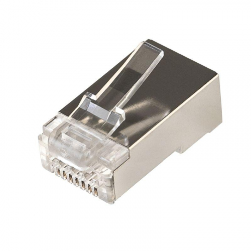 Разъем сквозной FTP RJ45(8P8C) кат.6A Rexant 05-1039 Разъем сквозной FTP RJ45(8P8C) кат.6A Rexant 05-1039