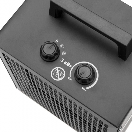 Пушка тепловая электрическая квадратная PTC 3кВт Rexant 60-0042 фото 4