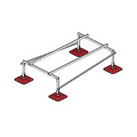 Конструкция опорная для установки оборудования TECHNORAPTOR FOOT 1200х2000 тип 1 KM-TR-F-SSEI-1200-2000-1 КМ TR0013