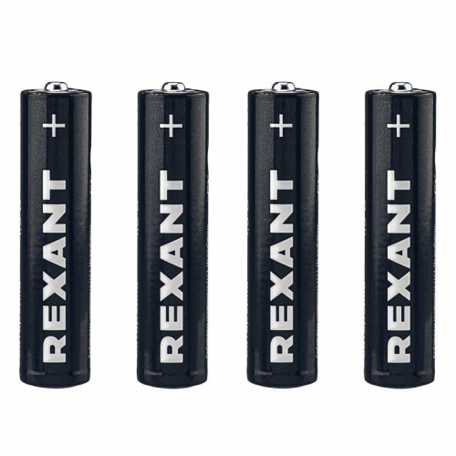 Элемент питания алкалиновый AAA/LR03 1.5В (блист.4шт) Rexant 39-1012 фото 3
