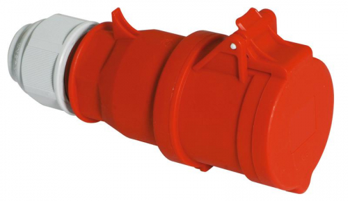 Розетка кабельная 32А 4п 3P+PE 6ч 400В IP44 Quick-Connect Bals 3142 Розетка кабельная 32А 4п 3P+PE 6ч 400В IP44 Quick-Connect Bals 3142