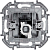 Розетка компьютерная СП Inspiria RJ45 кат.5E UTP IP20 антрацит IEK 673828
