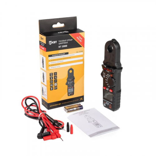 Клещи токовые цифровые КТ 200D PROLINE КВТ 101563 фото 6