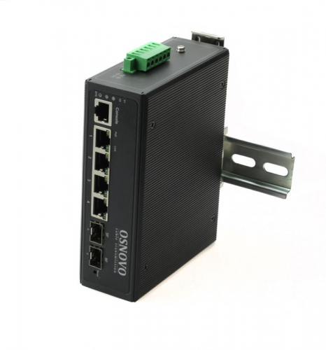 Коммутатор промышленный управляемый (L2+) PoE SW-80402/IL Gigabit Ethernet на 6 портов OSNOVO 13677 Коммутатор промышленный управляемый (L2+) PoE SW-80402/IL Gigabit Ethernet на 6 портов OSNOVO 13677