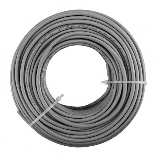 Кабель витая пара F/UTP кат.5e 4х2х0.50 24AWG solid CCA PVC INDOOR омедненный сер. (уп.50м) PROCONNECT 01-0142-3-50 фото 3