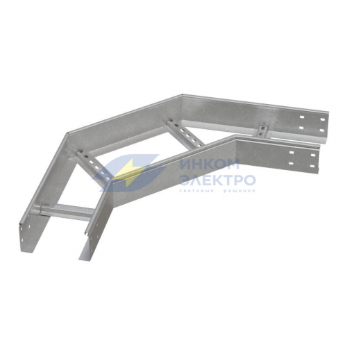 Угол для лотка горизонтальный лестн. 90град. 600х100 сталь 2мм LGL90-100-600-2.0 N КМ LO11431