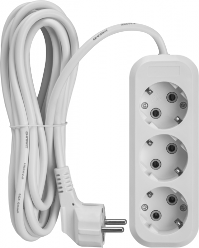 Удлинитель 3х5м с заземл. 16А IP20 90518 OPE-S-03-500-Е-3х1 ОНЛАЙТ 90518 фото 2