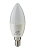Лампа светодиодная RS LED C37 E14 6W 220-240V 6Вт свеча матовая 4000К нейтр. бел. E14 600лм 220-240В Ra90 Русский Свет 15010545057