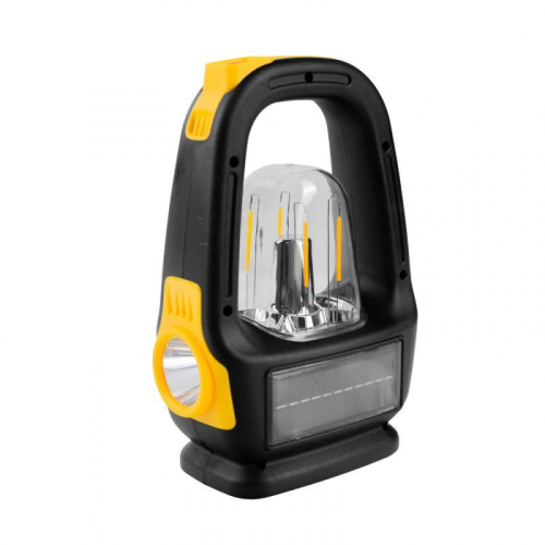 Фонарь аккумуляторный LED56325 LED+флм+COB 3 реж. Type-C солн. PB 2.4А.ч пластик. коробка желт./черн. Camelion 16211 фото 12