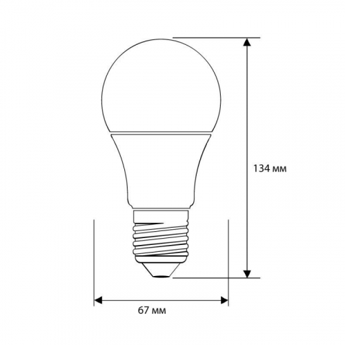 Лампа светодиодная LED-A65-25W-E27-6K ЛОН 25Вт E27 6500К 180-240В Ergolux 14228 фото 2 Лампа светодиодная LED-A65-25W-E27-6K ЛОН 25Вт E27 6500К 180-240В Ergolux 14228 фото 2