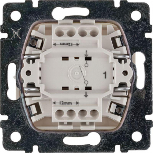Выключатель 1-кл. СП Valena 10А IP31 250В механизм сл. кость IEK 774301 фото 7