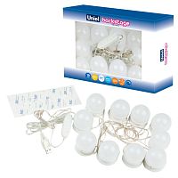 Светильник светодиодный ULM-F50-8Вт/SW/10/DIM IP20 WHITE с диммером теплый свет(3000К)/бел. свет(4000К)/дневной свет(6500К) бел. Uniel UL-00006857