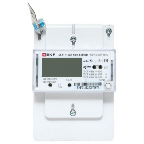Счетчик SKAT 115E/1-5(60) STIROD 1ф 2т МСК+0 EKF 11503R фото 6