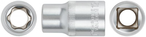 Головка шестигранная CrV 1/2дюйм 12мм FIT 62042 Головка шестигранная CrV 1/2дюйм 12мм FIT 62042