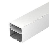 Профиль LINE-M-7575-2500 WHITE L2500 алюм. Arlight 058158