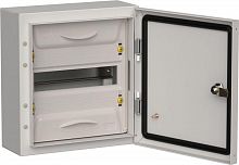 Корпус ЩРн-12 (1х12) TITAN 5 335х310х140 IP54 метал. сер. IEK TI5-50-N-012-54-7035