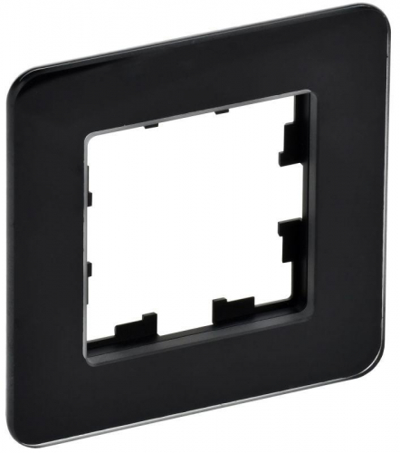 Рамка 1-м BRITE РУ-1-2-Бр стекло черн. RE IEK BR-M12-G-41-K02 Рамка 1-м BRITE РУ-1-2-Бр стекло черн. RE IEK BR-M12-G-41-K02