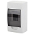 Бокс навесной ЩРН-П-4 4мод. IP41 пластик SIMPLE NO-box_simple-plastic_4_surface BOXS04 Эра Б0041521