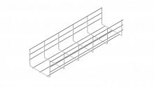 Лоток проволочный 300х100 L3000 сталь 5мм PL100-300-5-3000 HD КМ LO0545