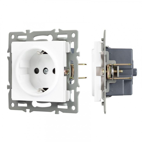 Механизм электрической розетки SCT-MEU1-PL-WH (250В 16А) Arlight 043730 Механизм электрической розетки SCT-MEU1-PL-WH (250В 16А) Arlight 043730