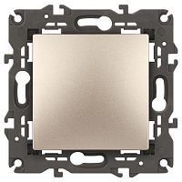 Выключатель 1-кл. СП Elegance 14-1101-04 10А IP20 250В 10AX механизм шампань Эра Б0034211