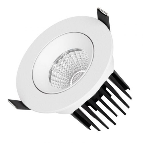 Светильник светодиодный MS-ATOLL-BUILT-TURN-R94-10W Warm3000 (WH 60 deg 230В) IP54 металл Arlight 044603