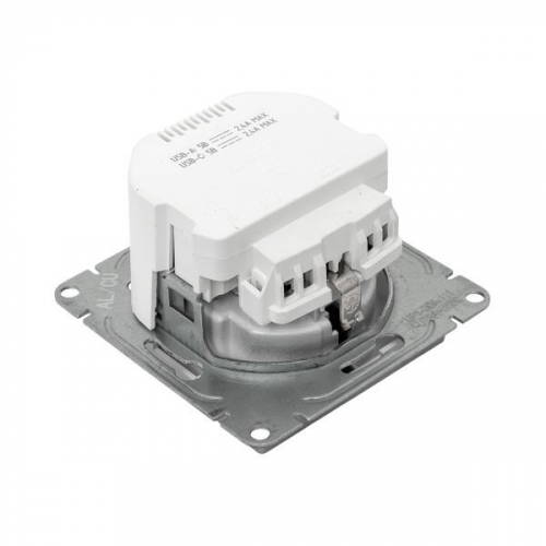 Розетка СП Эпика 16А с 2 USB-A+С с заземл. защ. шторки механизм алюм. EKF UP1-SOA-111-USBA+USBC фото 9 Розетка СП Эпика 16А с 2 USB-A+С с заземл. защ. шторки механизм алюм. EKF UP1-SOA-111-USBA+USBC фото 9