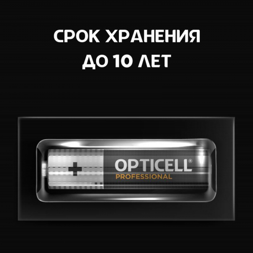 Элемент питания алкалиновый AAA/LR03 (блист. 12шт) Professional Opticell 5052006/6052006 фото 2