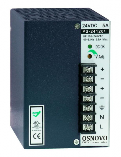 Блок питания промышленный PS-24120/I 5А OSNOVO 11171