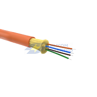 Кабель волоконно-оптический 50/125 (OM2) многомодовый 4 волокна плотное буферное покрытие для внутренней прокладки (уп.2000м) оранж. DKC RNDTIN504LSOR