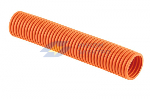 Труба гофрированная 40мм ПП с зондом тяжелая оранж. (уп.15м) Ruvinil 44011