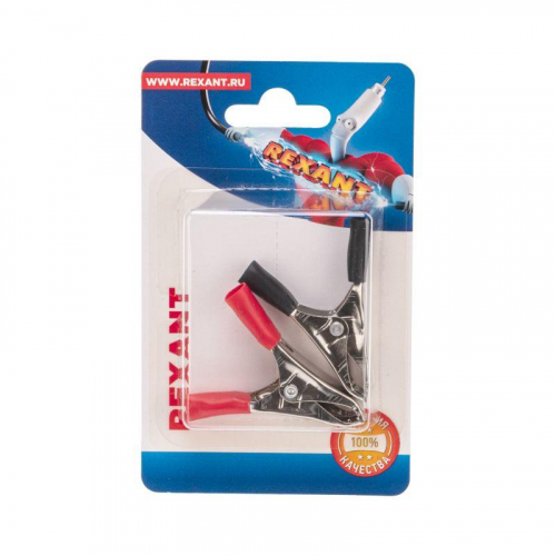 Зажим "крокодил" 10А 50мм (блист.2шт) Rexant 06-0145-B2 фото 6