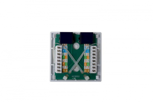 Розетка компьютерная 8P8C (RJ-45) кат.5E UTP 2 порта TOKOV ELECTRIC TKE-SMB-8P8C-2P-UTP фото 3