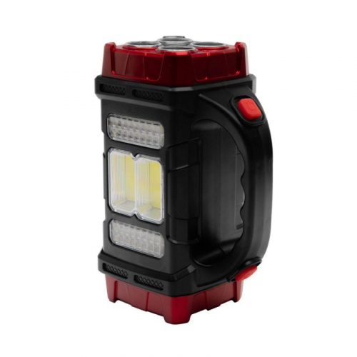Фонарь аккумуляторный LED38101 40LED+2COB 4 реж. Type-C PowerBank пластик коробка черн./малин. Ultraflash 15951 фото 2