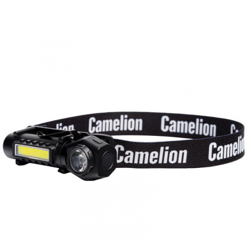 Фонарь налобный LED53408 аккум. 3.7В XPE+COB 3Вт 3 реж. магнит Type-C бокс черн. Camelion 15759 фото 4 Фонарь налобный LED53408 аккум. 3.7В XPE+COB 3Вт 3 реж. магнит Type-C бокс черн. Camelion 15759 фото 4