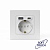 Розетка 1-м СП Pixel IP20 с заземл. с 2-мя заряд. устр. USB тип A+C механизм айс TOKOV ELECTRIC TKE-PX-R1U2AC-C34