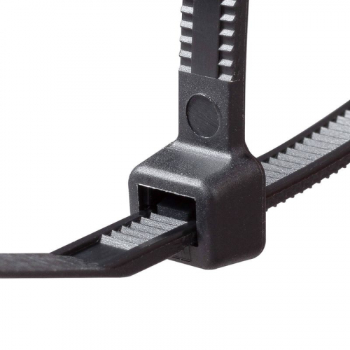 Хомут нейлоновый КСС MULTILOCK 4х300 черн. (уп.100шт) Fortisflex 102318 фото 2