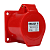 Розетка фланцевая 324 32А 380AC 3P+PE 6ч IP44 КЭАЗ 222760