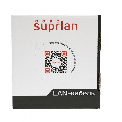 Кабель витая пара UTP кат.5E 4х2хAWG24 solid Cu PVC In. Standard (м) SUPRLAN 01-0333-1 фото 4
