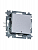 Выключатель 1-кл. СП Levit IP20 с подсветкой серебр./дым. черн. ABB 2CHH590146A6070