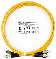 Шнур оптический duplex FC-FC 9/125 SM LSZH FOP(D)-9-FC-FC-2M 2м Cabeus 7491c